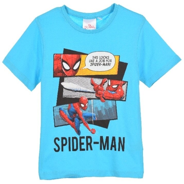 Tricou maneca scurta, SpiderMan, Bleu