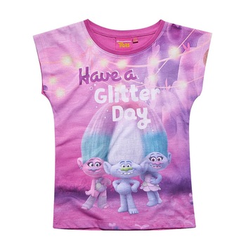 Tricou Trolls roz viola Tricou Trolls roz viola