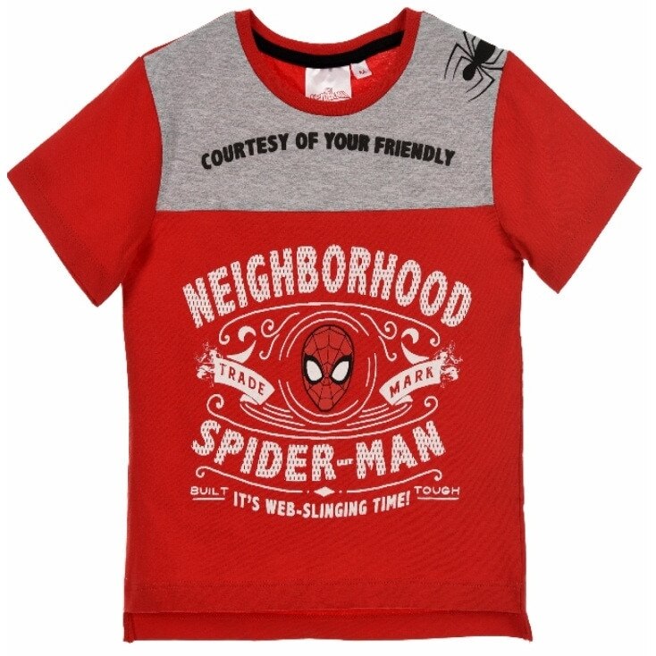 Tricou Spider-Man, maneca scurta, Rosu