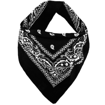 Bandana cu design alb negru Bandana cu design alb negru