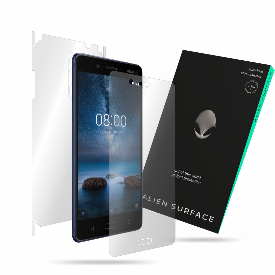 Folie Alien Surface, Nokia 8, protectie ecran, spate, laterale