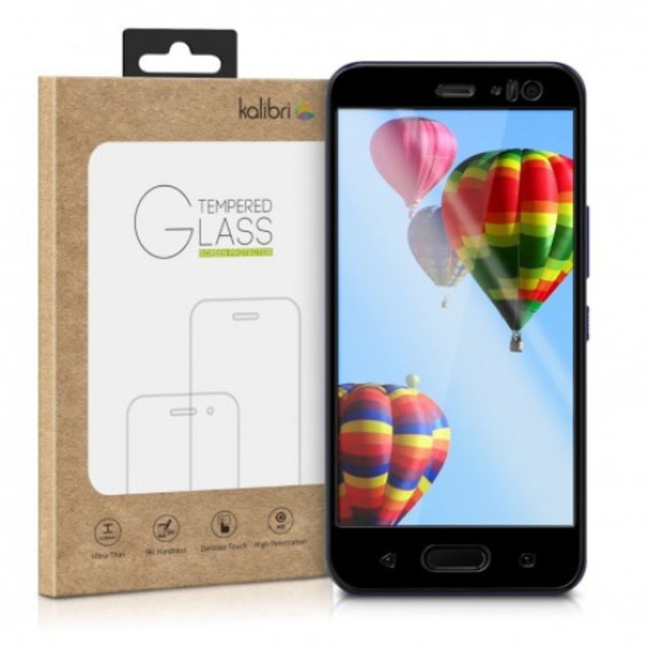 Folie de protectie HTC U11 Life, Kalibri, Fata, Negru, 43433.01