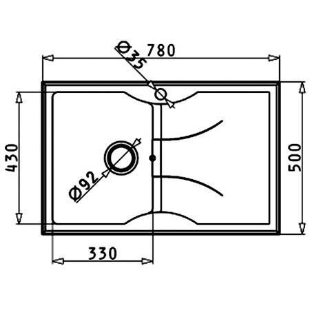 Set chiuveta + baterie de bucatarie Maidsinks by Pyramis AENOS, 780x500mm, adancime 175mm, orientarea cuvei pe stanga, Bej