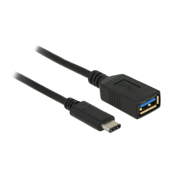 Adaptor SuperSpeed USB 3.1 tip C (host) la USB-A (device) T-M 15cm, Delock 65634