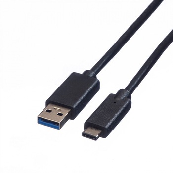 Cablu USB 3.1 la USB tip C 1m T-T, Roline 11.02.9011 Cablu USB 3.1 la USB tip C 1m T-T, Roline 11.02.9011