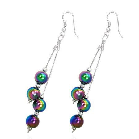 Cercei lungi cu margele colorate 7,5 - BeSpecial