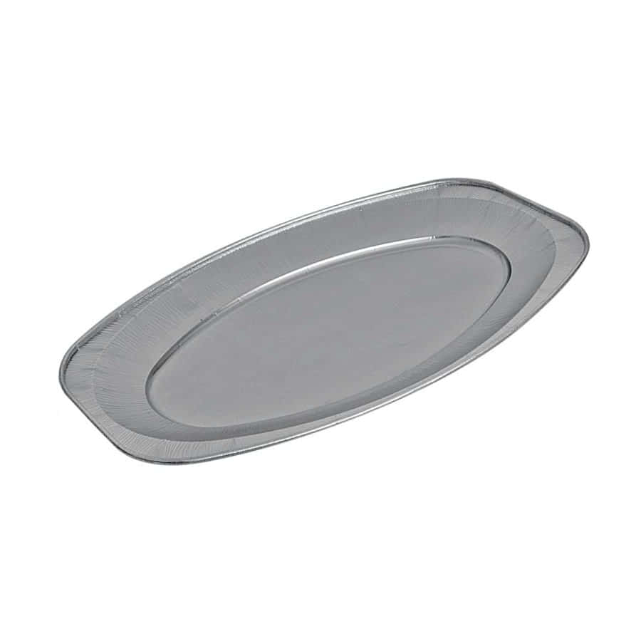 Platou Oval Aluminiu OTI, 430x286 mm, 25 Buc/Set, Ambalaje Catering