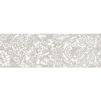 Faianta Decor White Inserto Flower 25x75, Cersanit Faianta Decor White Inserto Flower 25x75, Cersanit