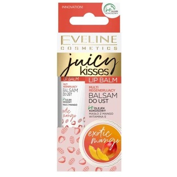 Balsam de buze, Eveline Cosmetics, Juicy Kisses, Exotic Mango, 12 ml Balsam de buze, Eveline Cosmetics, Juicy Kisses, Exotic Mango, 12 ml