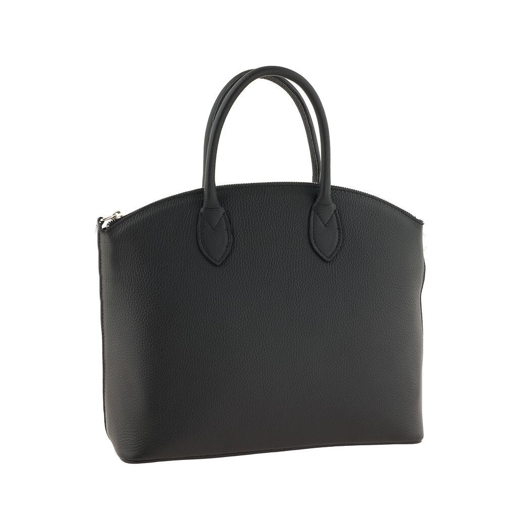 Geanta casual Emilio Masi, din piele naturala 040,negru