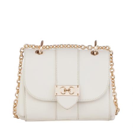 Geanta ROSSI RSL73157 ,Piele naturala, alb