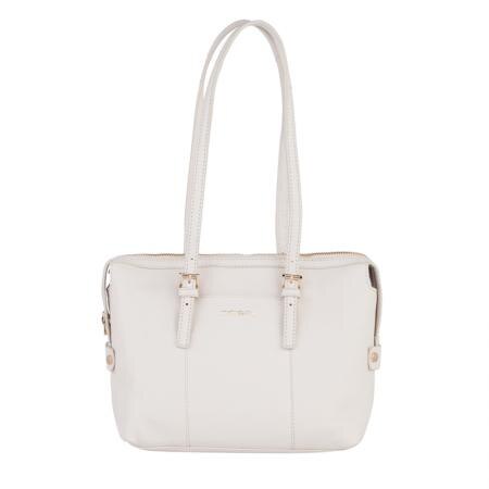 Geanta ROSSI RSL67157 ,Piele naturala, alb