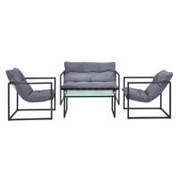 set mobilier gradina dallas casapro masa 40 x 91 x 50 cm banca 65 x 125 x 75 cm fotoliu 65 x 64 x 75cm oteltextil negrugri imagen 39_0_
0