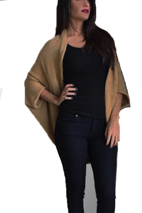 Női sál JUP SCAR-CARD-BR, Mossy, Cardigan, Brown