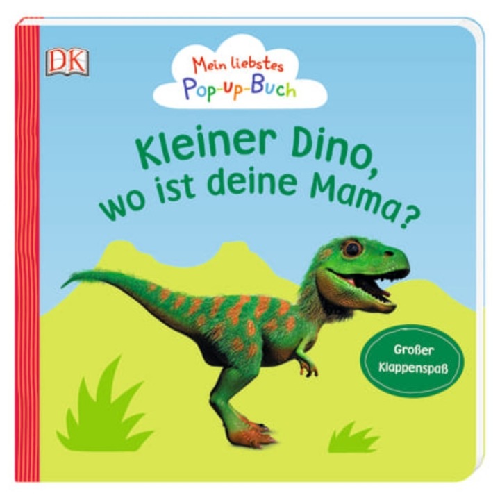 Cartea mea pop-up preferata, Micule dino, unde e mama ta? Mein liebstes Pop-up-Buch, Kleiner Dino, wo ist deine Mama?