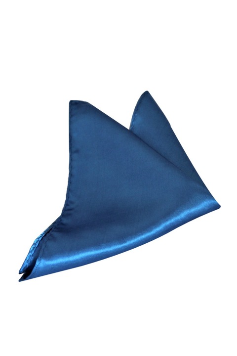 Batista de buzunar pentru sacou, cu aspect matasos, 21 x 21 cm, Light Blue