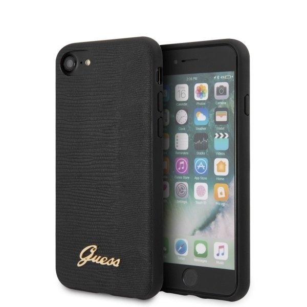 Husa iPhone SE 2020 / iPhone 7 / iPhone 8 Guess Lizard Collection Black