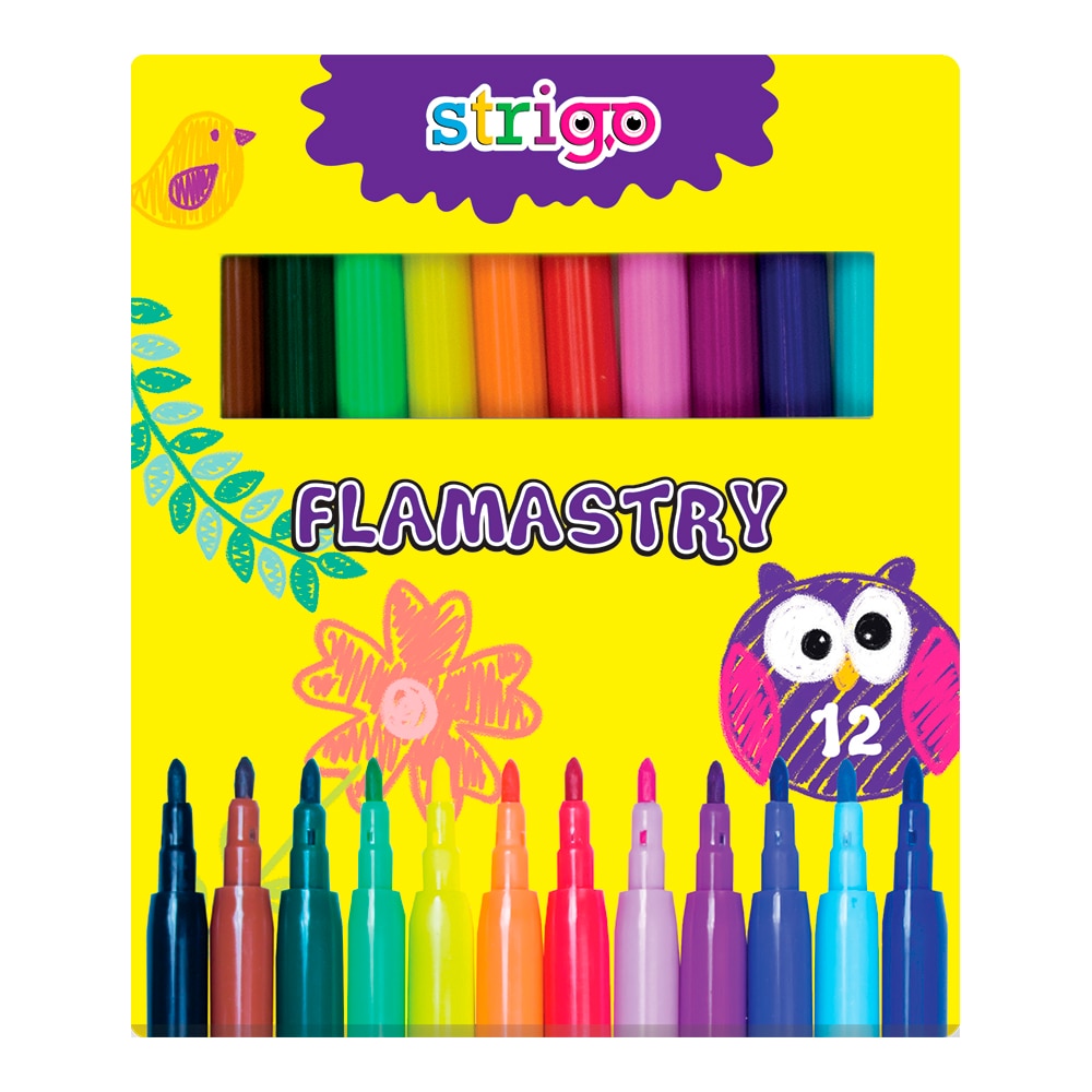 Carioci colorate, Strigo, 12 bucati