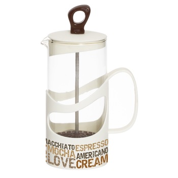 Infuzor din sticla, pentru ceai sau cafea, 400ml , Herevin TGR3112 Infuzor din sticla, pentru ceai sau cafea, 400ml , Herevin TGR3112