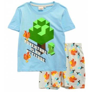 Pijama baieti, Minecra, Bleu Pijama baieti, Minecra, Bleu