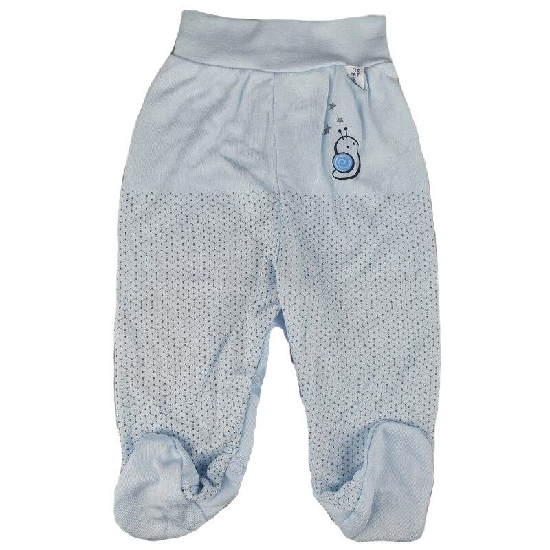 Pantaloni cu botosei pentru baieti Koala Miszka Bambus 05-767, Albastru, 68 cm