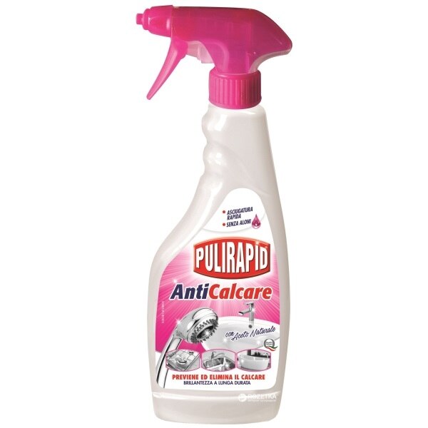 Solutie Anticalcar cu Otet Pulirapid Spray 500 ml