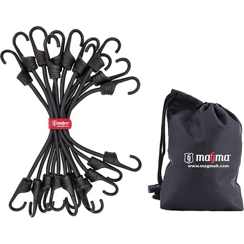 Set corzi elastice Magma, 12 bucati, Pentru fixarea bagajelor, Carlige, Multifunctionale, 75 cm, Negru Set corzi elastice Magma, 12 bucati, Pentru fixarea bagajelor, Carlige, Multifunctionale, 75 cm, Negru