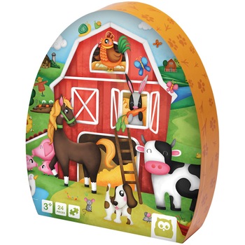 Puzzle Eurekakids - Ferma, 24 piese Puzzle Eurekakids - Ferma, 24 piese