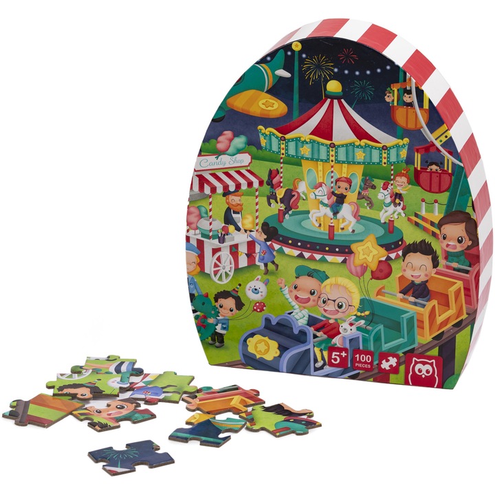 Eurekakids Puzzle - Vidámpark, 100 darab