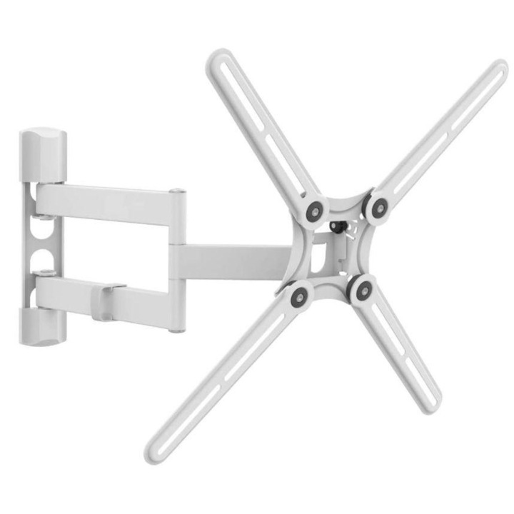 Suport Tv barkan 3400w.w, 13-65inch, reglabil, alb
