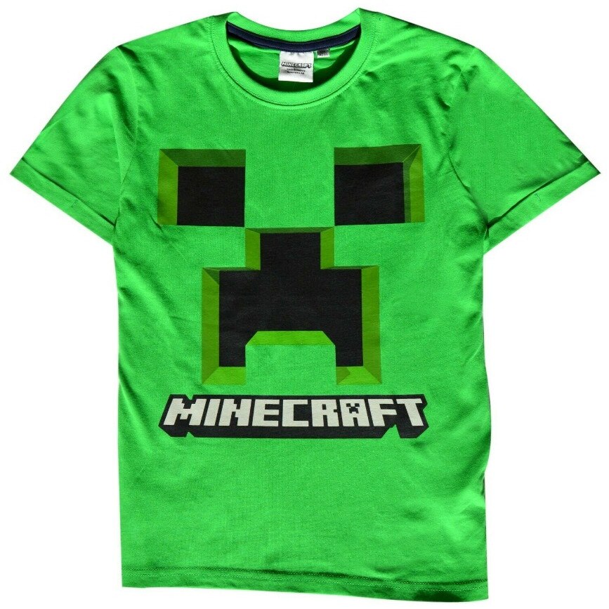 Tricou Minecraft Jinx Creepe, Verde