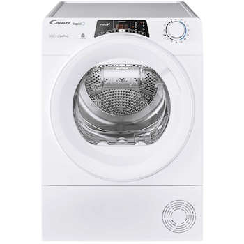 Uscator de rufe Candy Rapido RO H9A2TE-S, Pompa de caldura, 9 KG, 14 programe, Clasa A++, Programe scurte, Easy Case, WI-FI, Alb Uscator de rufe Candy Rapido RO H9A2TE-S, Pompa de caldura, 9 KG, 14 programe, Clasa A++, Programe scurte, Easy Case, WI-FI, Alb