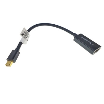 Adaptor Lanberg 40868, DisplayPort mini tata la HDMI mama, lungime 20 cm , rezolutie maxima pana la 1920 x 1200 (1080p) la 60 Hz, negru Adaptor Lanberg 40868, DisplayPort mini tata la HDMI mama, lungime 20 cm , rezolutie maxima pana la 1920 x 1200 (1080p) la 60 Hz, negru