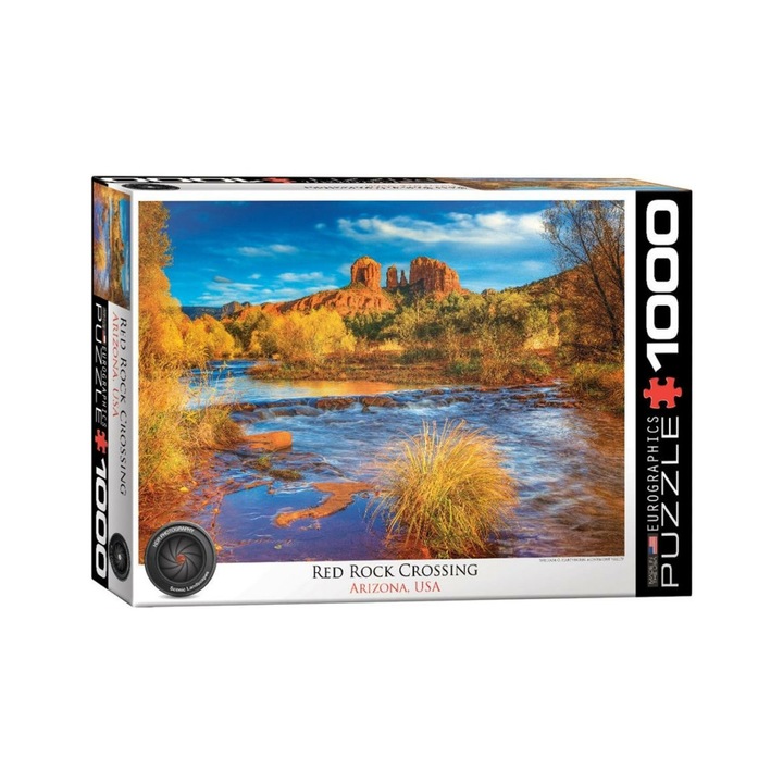 Пъзел EuroGraphics от 1000 части - Red Rock Crossing (6000-5532)
