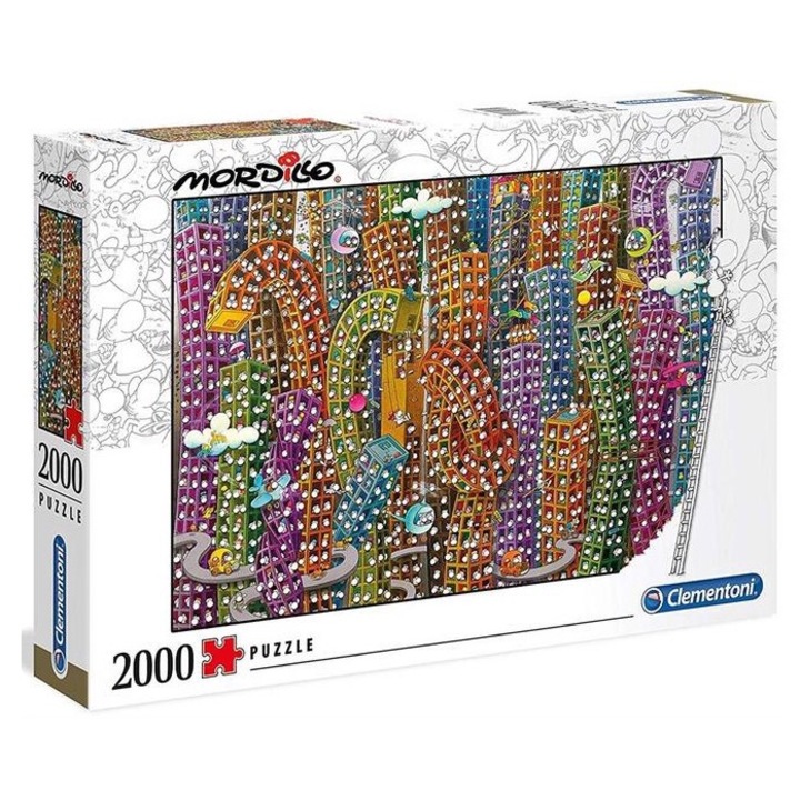 Clementoni 2000 db-os puzzle - A dzsungel, Mordillo (32565)