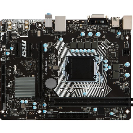 Msi H110m Pro D Placa De Baza Socket 1151 Emag Ro