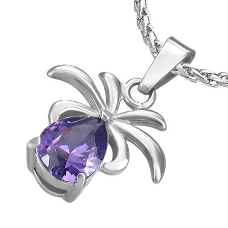 Pandantiv BeSpecial, PSL0639, Inox, Pietre semipretioase, 1,4 x 2 cm