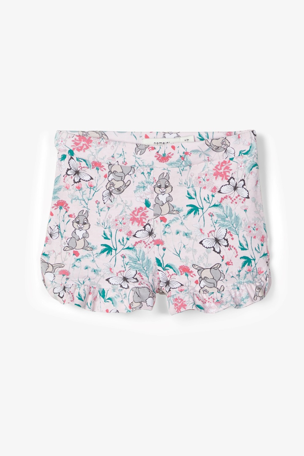 NAME IT, Pantaloni scurti din amestec de bumbac organic, cu model cu desene, Multicolora