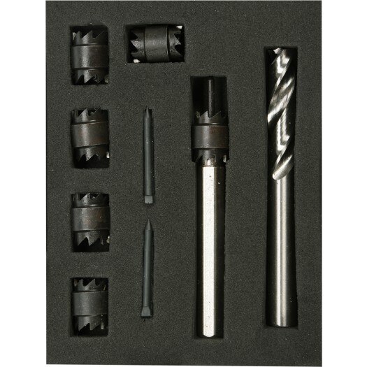 Set alezaj pentru puncte de sudura 9 bucati YATO YT-28920