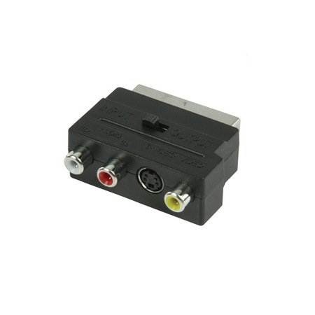 Аудио видео конектор SCART - 3xRCA чинчове - 1SVHS Wireman SCART 56 ...