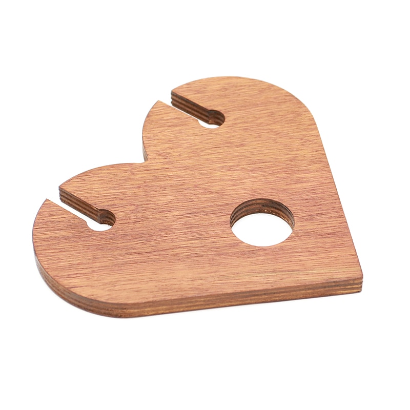 Suport lemn pentru 2 pahare