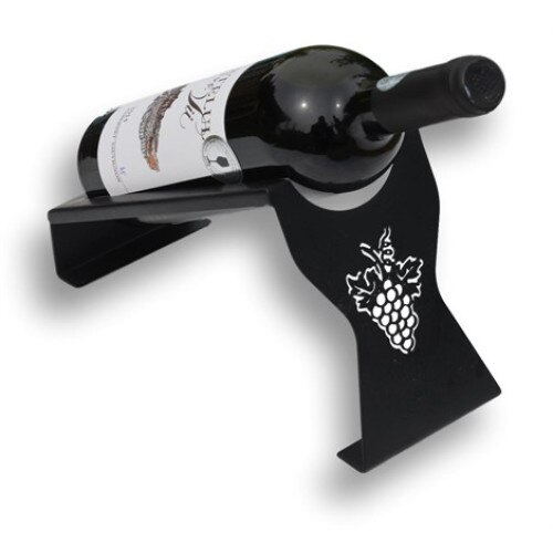 Suport sticla inclinat - Mecatel - negru