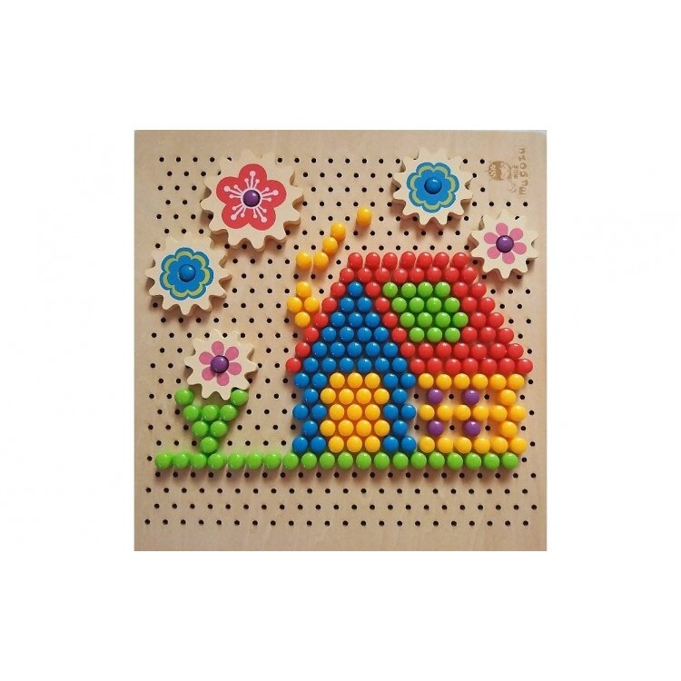 Joc educativ Mozaic lemn, 240 piese