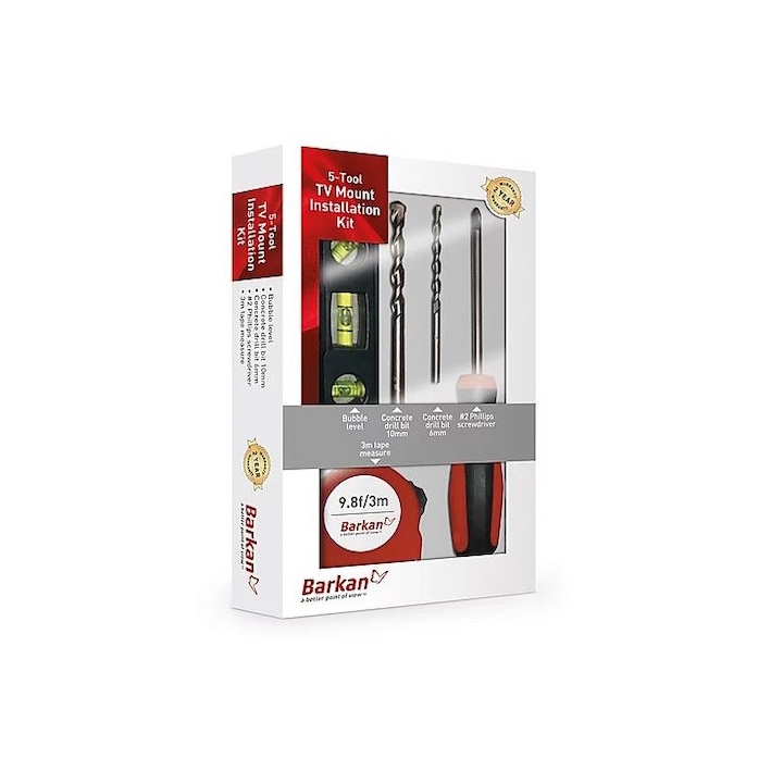 Set 5 accesorii montare suporturi TV Barkan