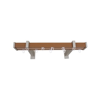 Sina aluminiu dubla, model PL, cires, 250 cm, Kit Complet Sina aluminiu dubla, model PL, cires, 250 cm, Kit Complet