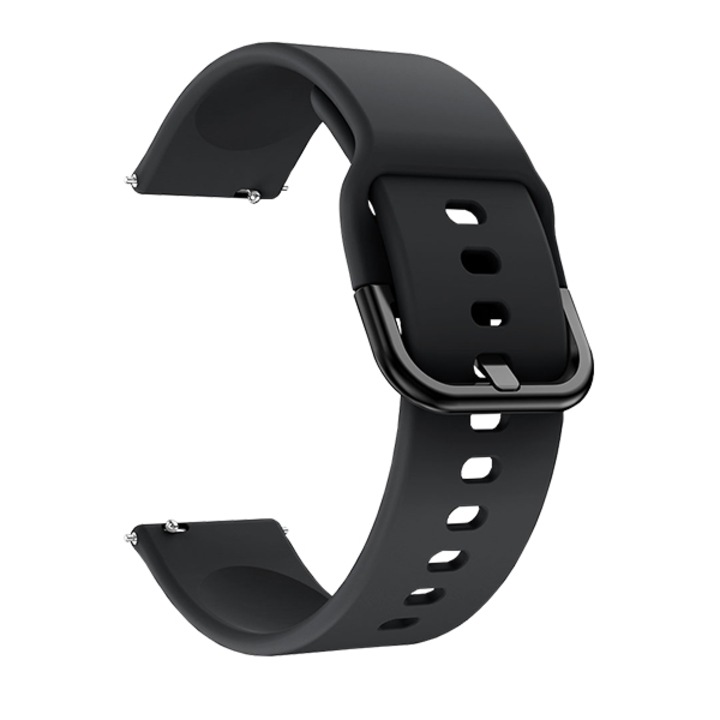 Силиконова каишка Nordic, Simple Lux, Huawei GT/GT 2, Samsung, 42 mm, Черен