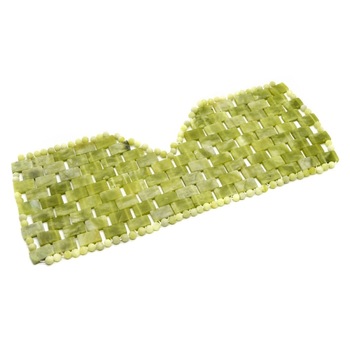 Masca faciala din Jad natural cu 112 pietre dreptunghiulare + 90 pietre rotunde, 25,5 cm Masca faciala din Jad natural cu 112 pietre dreptunghiulare + 90 pietre rotunde, 25,5 cm