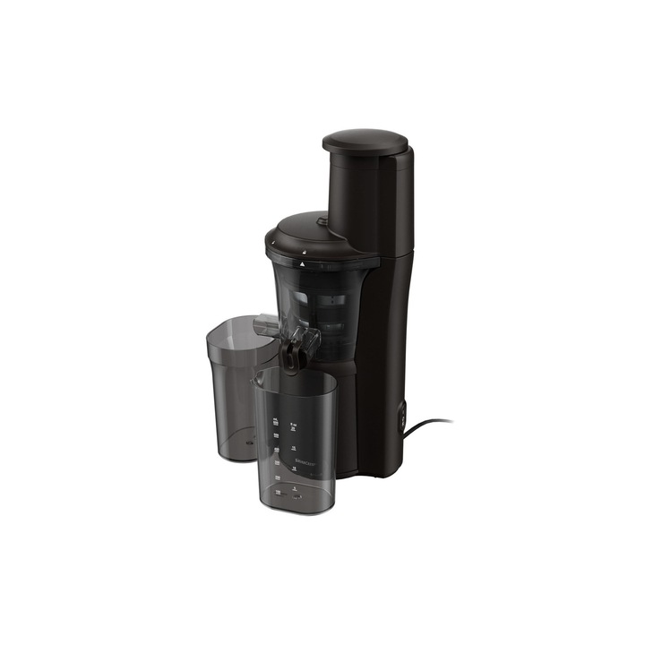 Storcator de fructe si legume portabil, Fudisenn®, 6 lame, corp de cupa dubla, Cu capac direct pentru baut, pentru prepararea de sucuri, smoothie-uri si alte alimente pentru bebelusi, 40W, 22x10x13.5cm, Albastru