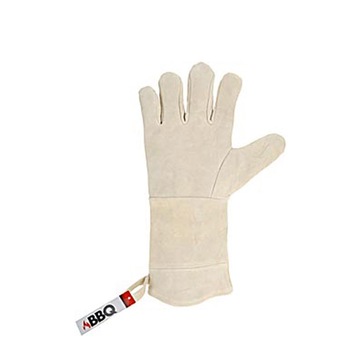 Manusa pentru barbecue din piele naturala , 36 cm Manusa pentru barbecue din piele naturala , 36 cm