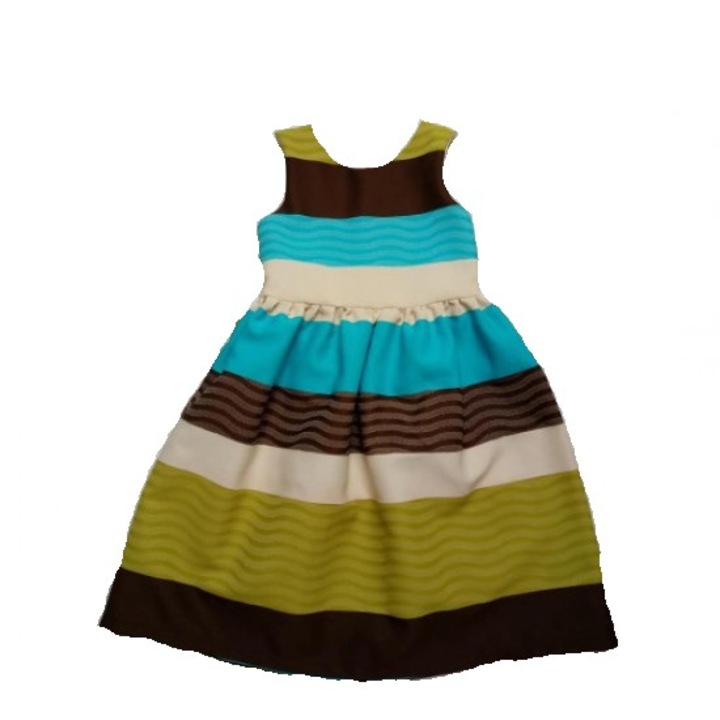 Детска рокля Елза Чех Илона , многоцветно, 104см.